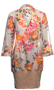 Long Bluse mit Bund Camina - Queen and Princess