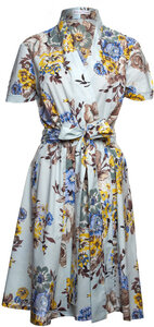 Wickelkleid mit Blumen Cartese - Queen and Princess