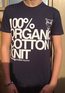 100% Organic Cotton T-Shirt dunkelblau - Knowledge Cotton Apparel