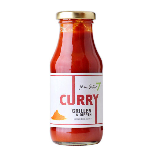 Grillsauce Curry - Tomate7 - 250m - Tomate 7
