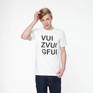 FellHerz Vui zvui Gfui - Viel zuviel Gefühl! T-Shirt Men black/white - FellHerz