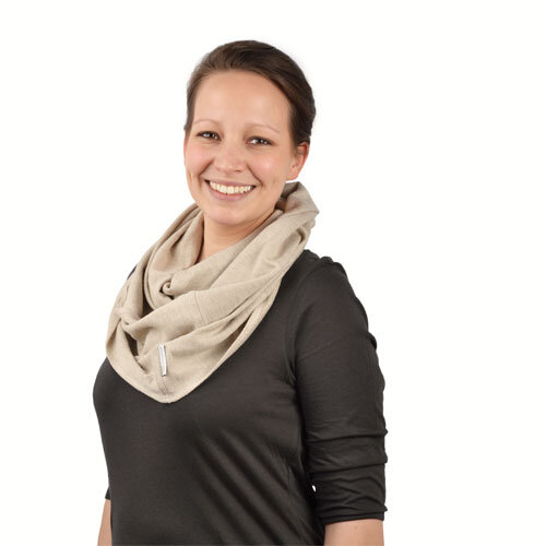 Leinen-Jersey-Loop - - COCOONYA -
