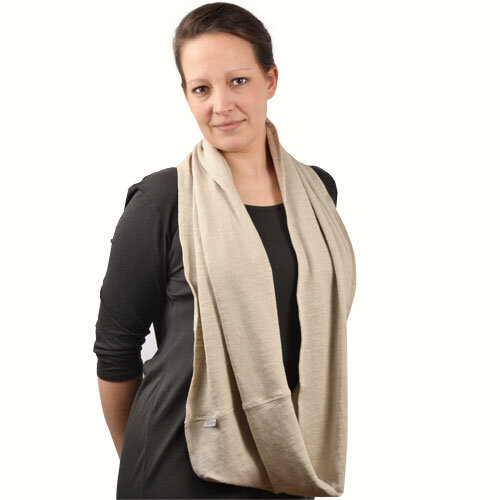 Leinen-Jersey-Loop - - COCOONYA -