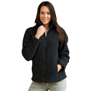 Engel Damen-Jacke Woll-Fleece - Engel natur