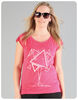 Appletree Frauen T-Shirt Himbeere - Trusted Fair Trade Clothing
