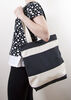 Tasche gestreift - Lena Schokolade