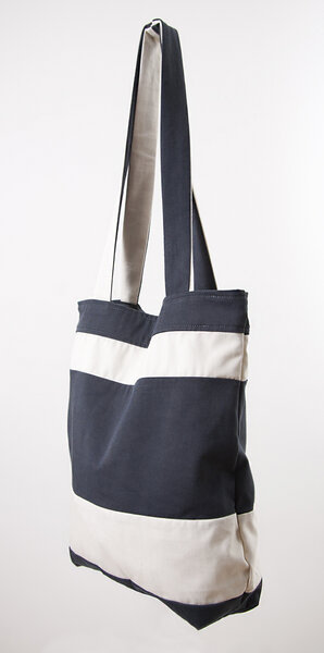 Tasche gestreift - Lena Schokolade