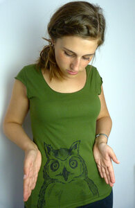 Owli Eule Sheer Jersey Top - ilovemixtapes