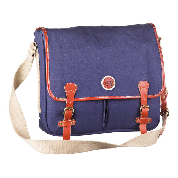 Messenger Bag - Blaue Tasche - Knowledge Cotton Apparel