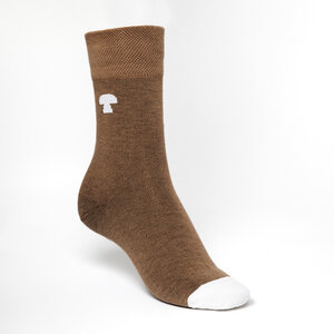Summit Socken white/brown - THOKKTHOKK