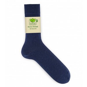 Herren Strümpfe/Socken kontrolliert biologische Baumwolle marine - Natureline
