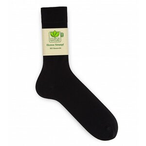 Herren Strümpfe/Socken kontrolliert biologische Baumwolle Schwarz - Natureline