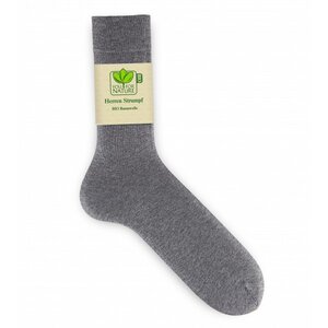Herren Strümpfe/Socken kontrolliert biologische Baumwolle grau - Natureline