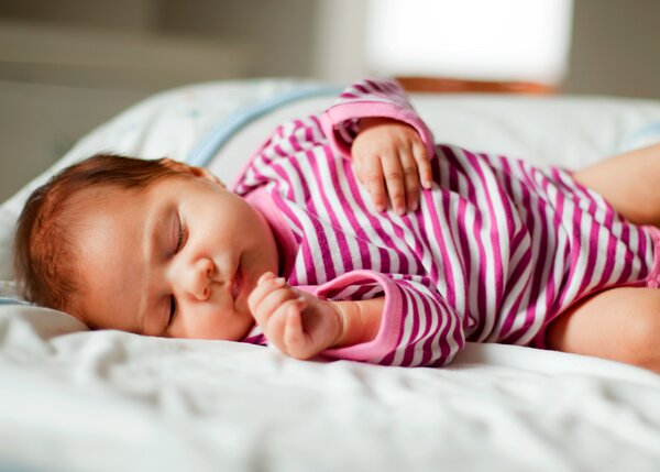 Babybody Langarm 2er Pack rosa-weiß - biobaby