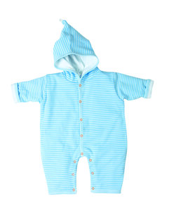 Kapuzenoverall für Neugeborene - biobaby