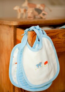 Bindelätzchen mit Tiermotiv - biobaby