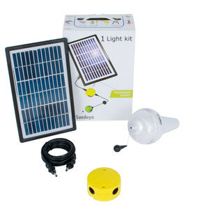 Solar-LED-Leuchtsysteme mit Ulitium 200 LED Lampen - Sundaya