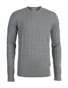 Cable Knit Round Neck - KnowledgeCotton Apparel