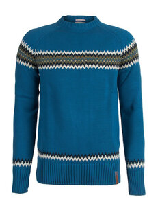 ZigZag Pattern Round Neck - KnowledgeCotton Apparel