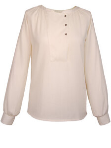 PURITY Bluse – weiß  - woodlike