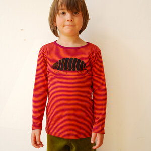 Kinder longsleeve Greta Assel gestreift - Cmig