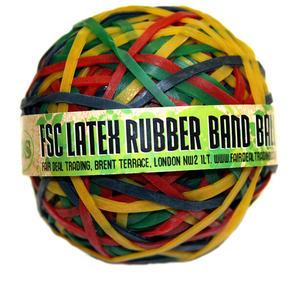 Rubber Band Ball - Green Tips