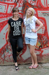 CARE OR DIE Frauen T-Shirt - Avocado Store
