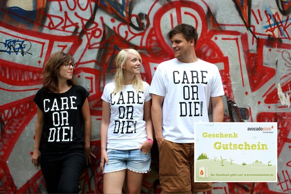 CARE OR DIE T-Shirt + 50 EUR Gutschein - Avocado Store
