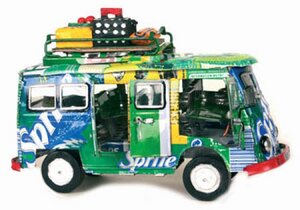 Blechauto VW Bus 'Bulli' XXL - Mahafaly