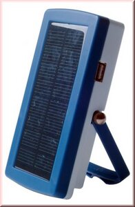 Lizard Solar Ladegerät für AA Akkus - USB Powerbank - Powerplus