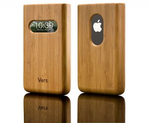 Infocase für iPhone 3/3GS - Schutzhülle aus Holz in verschiedenen Farben - Vers