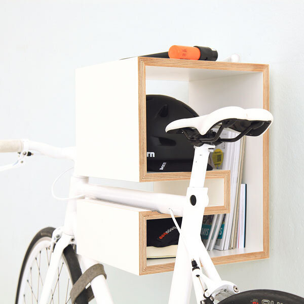 Kappô Fahrrad Wandhalterung- weiss - MIKILI