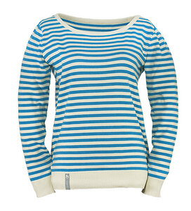 ladies striped sweater - bleed