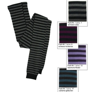 grödo Bio Baumwoll Damen Legging geringelt - grödo