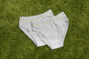 Mädchen Unterhose / Slip // im Doppelpack aus reiner Bio Baumwolle kbA / GOTS - green astronaut