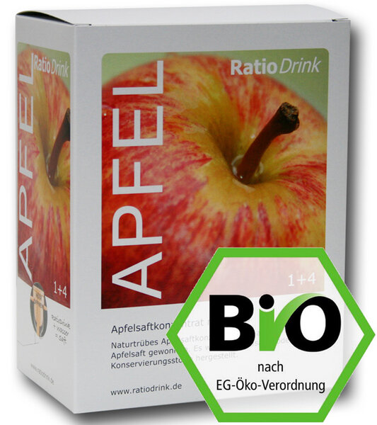 Bio Apfelsaftkonzentrat, naturtrüb - RatioDrink