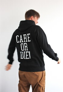 CARE OR DIE Hoodie schwarz - Avocado Store