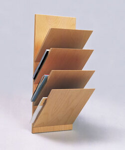 Wandzeitschriftenhalter 4-fach - werkstatt-design