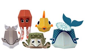 Papier-Bastel-Set - The Marine Team - mibo