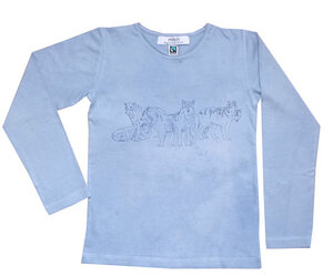 Longsleeve Kinder Shirt | Bio Fair | Gr. 116 (6Y) & 122 (7Y) - milch Basics