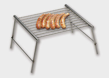 Edelstahl Klappgrill - werkstatt-design