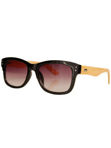 ECO UNIT.T Wayfarer-Stil Sonnebrille – schwarz - woodlike