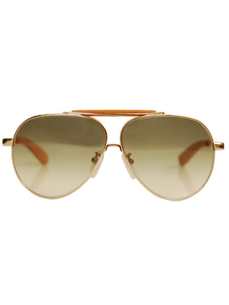 Goldbambus Piloten Sonnenbrille - Unidot Bamboo Eyewear