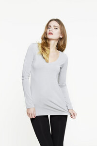 BASIC TOP SCOOPED NECK - Hati-Hati