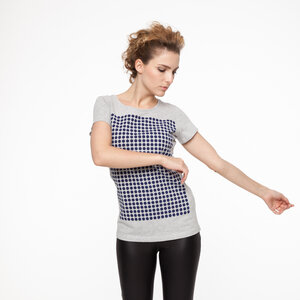 Dot Supercut navy/melange grey - THOKKTHOKK