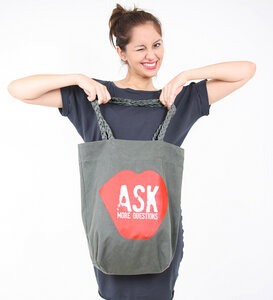 ASK MORE QUESTIONS - Tasche - Lena Schokolade