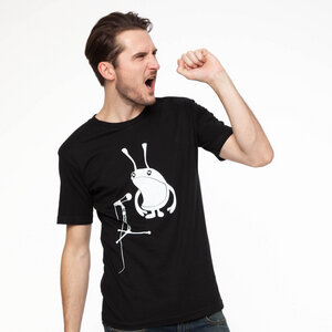 FellHerz JamSession T-Shirt white/black - FellHerz