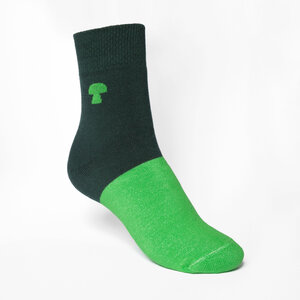 Fifty-Fifty Mid-Top Plüsch Socken green/forest - THOKKTHOKK