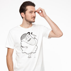 Grønsag Woodsman T-Shirt black/white - Grønsag