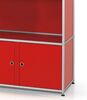 alu.tec Highboard -1-, rot - AMS Möbelmanufaktur